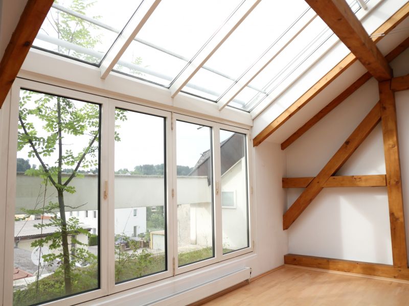 Sunroom with Skylights